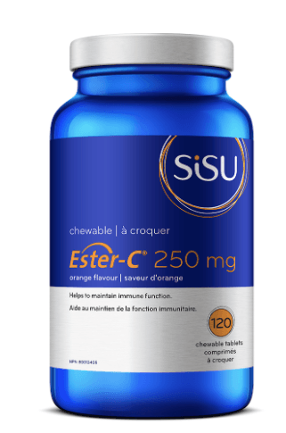 Sisu Ester-C 250mg Orange 120 Chewable Tablets  