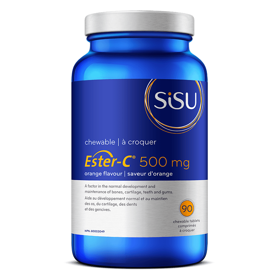 Sisu Ester-C 500mg Orange 90 Chewable Tablets  