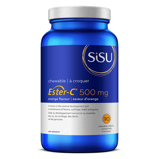 Sisu Ester-C 500mg Orange 90 Chewable Tablets  