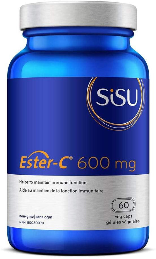 Sisu Ester-C 600mg 60 Veg Capsules  