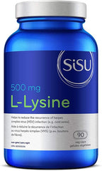 Sisu L-Lysine 500mg 90 Veg Capsules