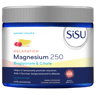 Sisu Magnesium 250 Relaxation Blend Powder Raspberry Lemonade 265g  