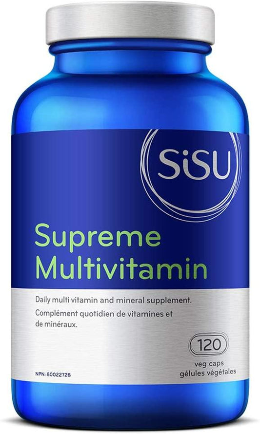Sisu Supreme Multivitamin with iron 120 Veg Capsules  