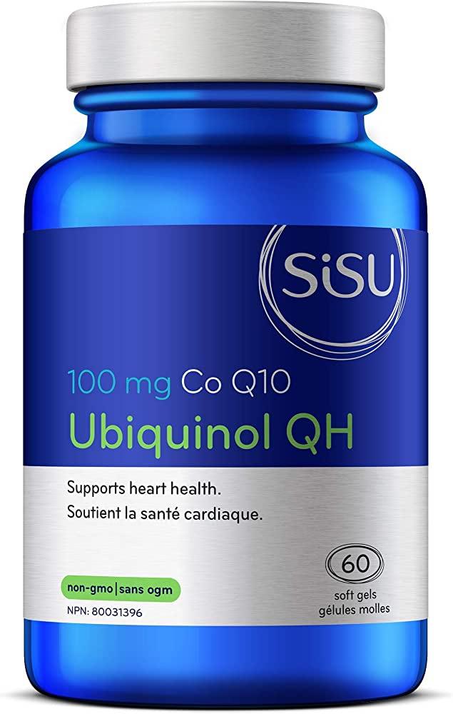 Sisu Ubiquinol QH 100mg 60 Softgels  