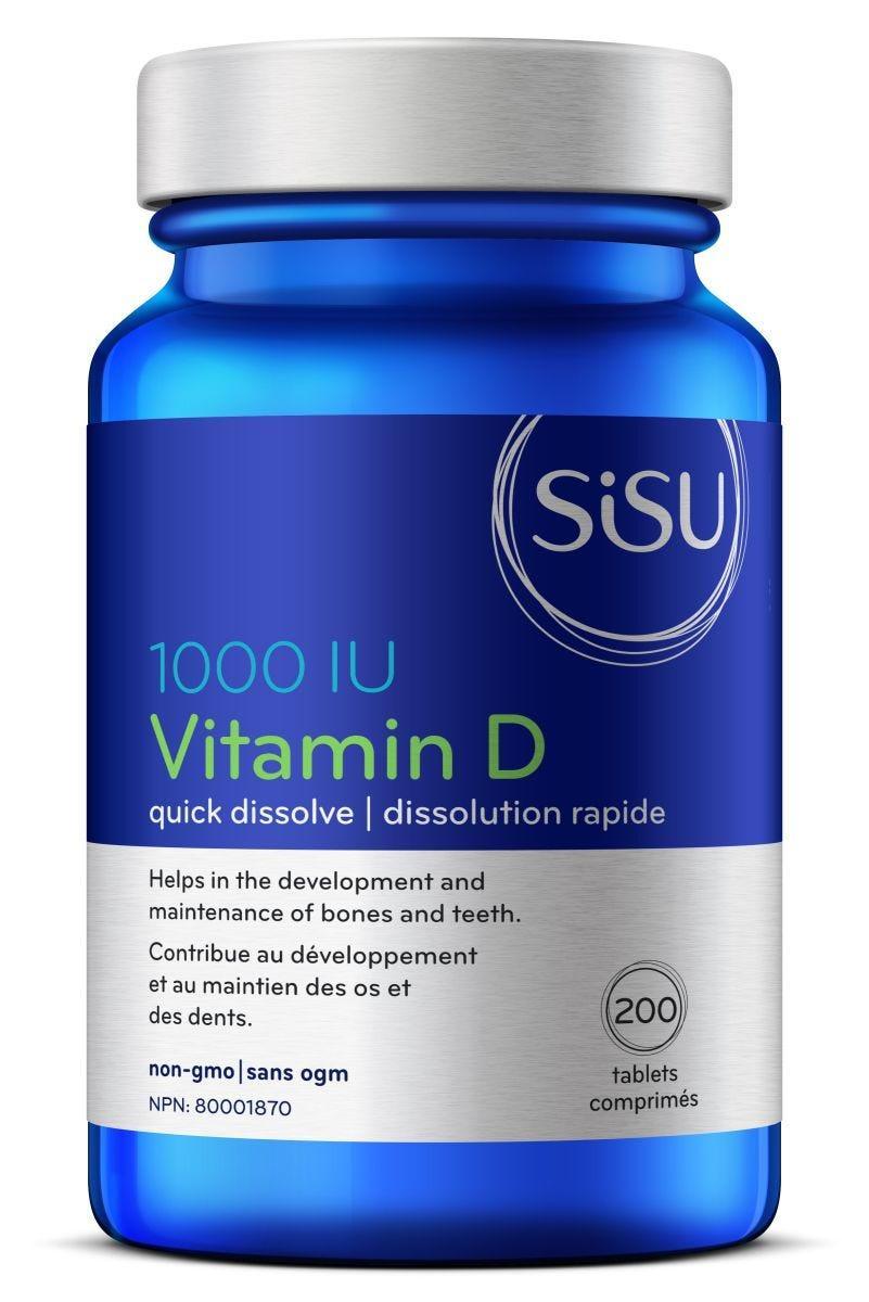 Sisu Vitamin D3 1000IU 200 Tablets  