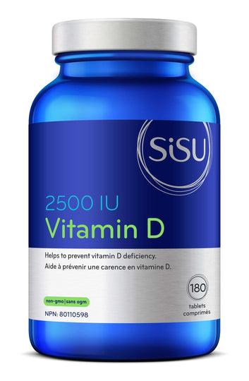 Sisu Vitamin D3 2500IU 180 Tablets  