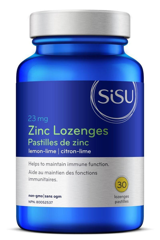 Sisu Zinc Lozenges Lemon-Lime 30 Tablets  