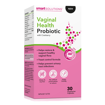 Smart Solutions Vaginal Health Probiotic 30 Veg Capsules