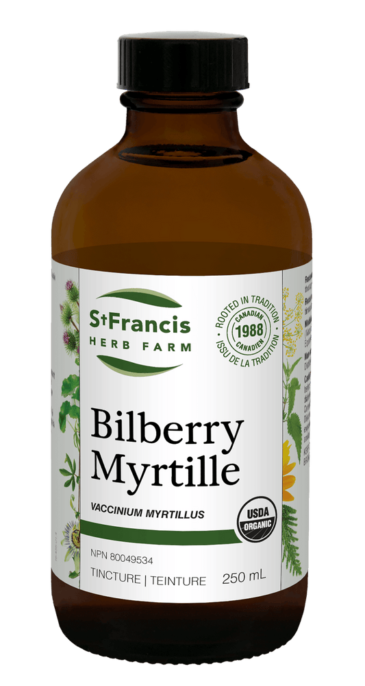 St. Francis Bilberry Leaf & Berry 250mL 