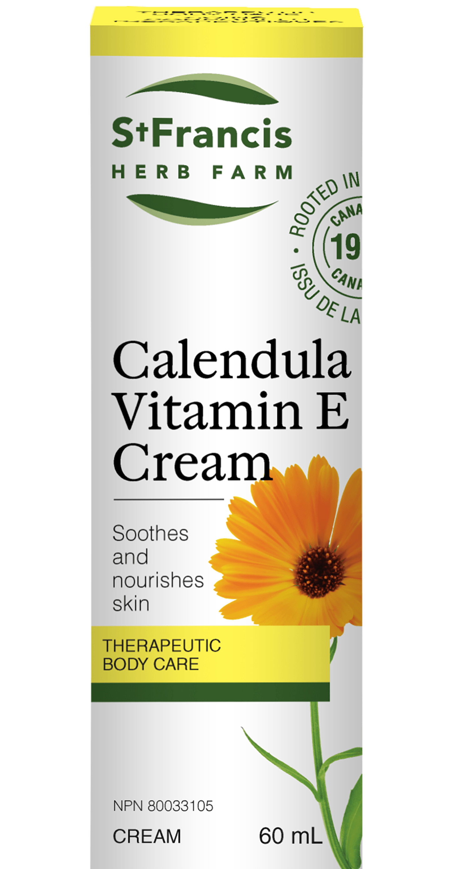St. Francis Calendula With Vitamin E Cream 60mL