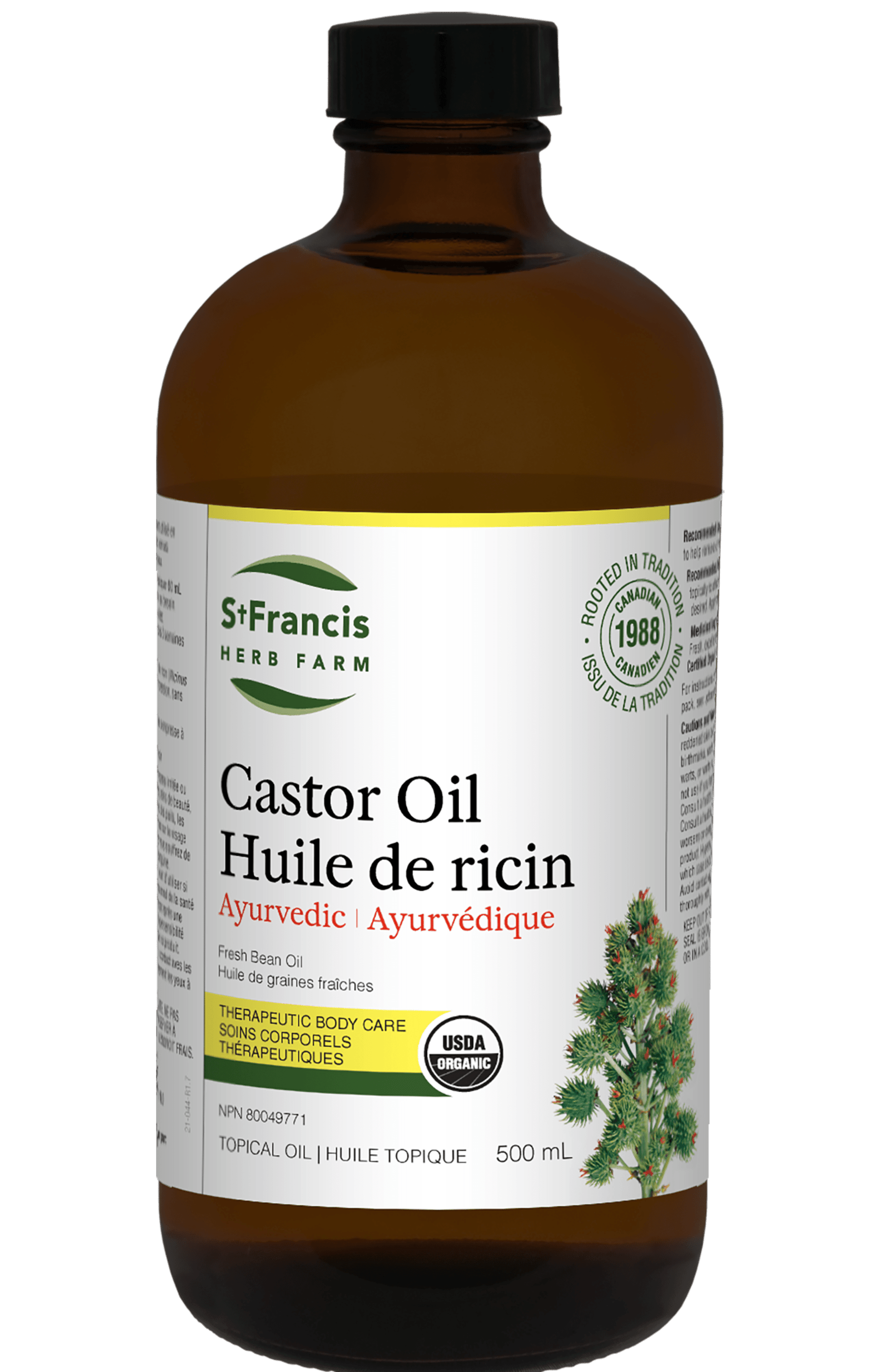 St. Francis Castor Oil 500mL