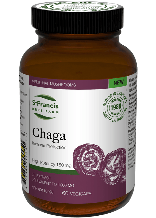 St. Francis Chaga (8:1 Extract) 60 Capsules 