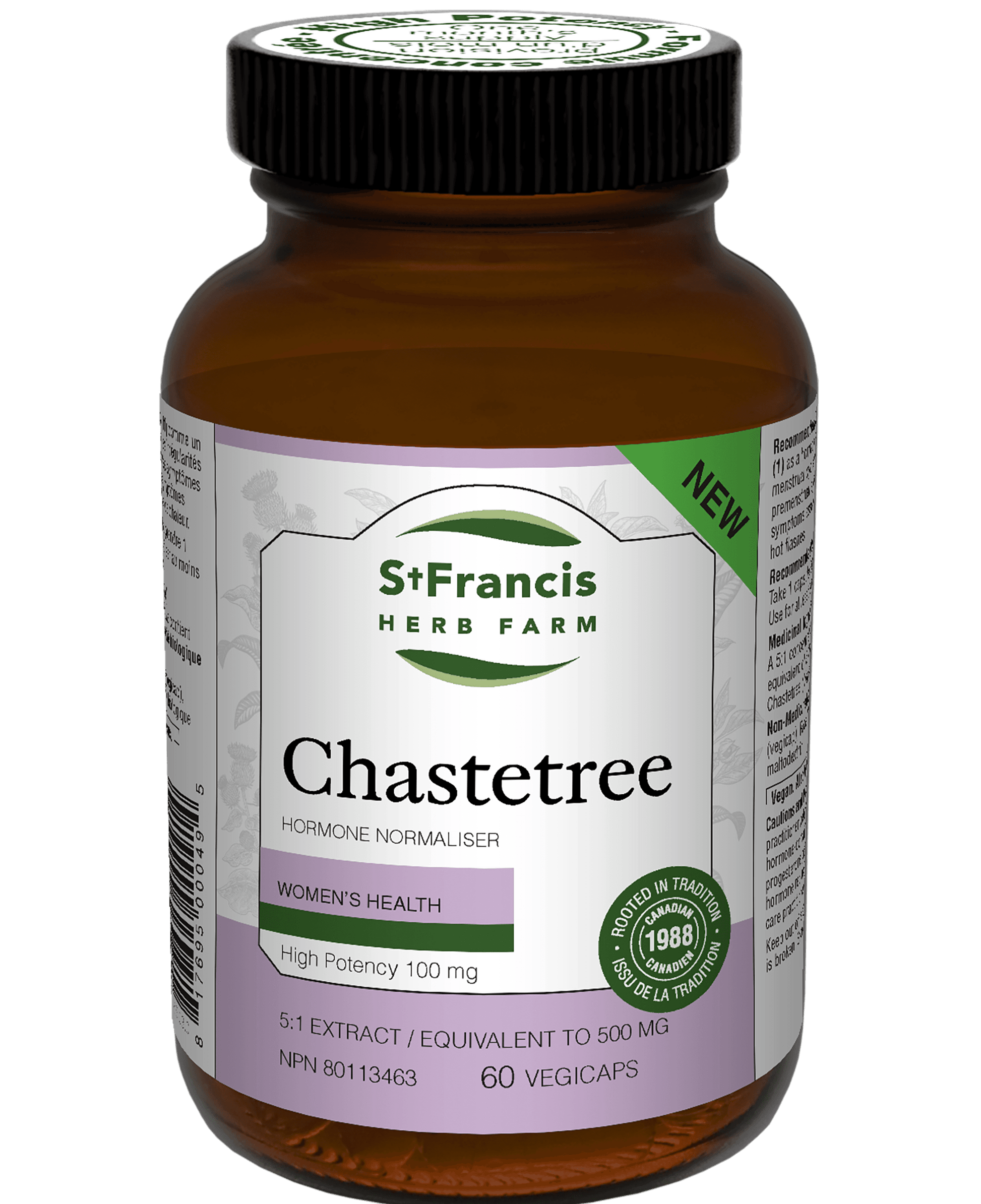 St. Francis Chastetree 5:1 Extract 60 Capsules