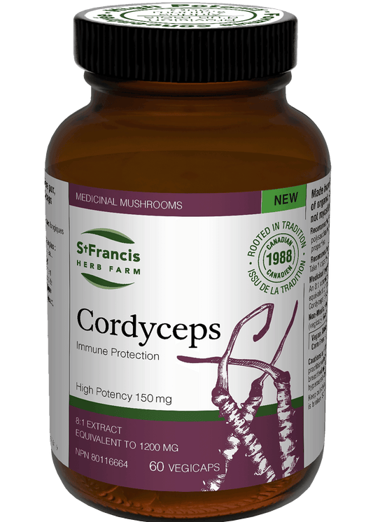 St. Francis Cordyceps 8:1 Extract 60 Capsules - 