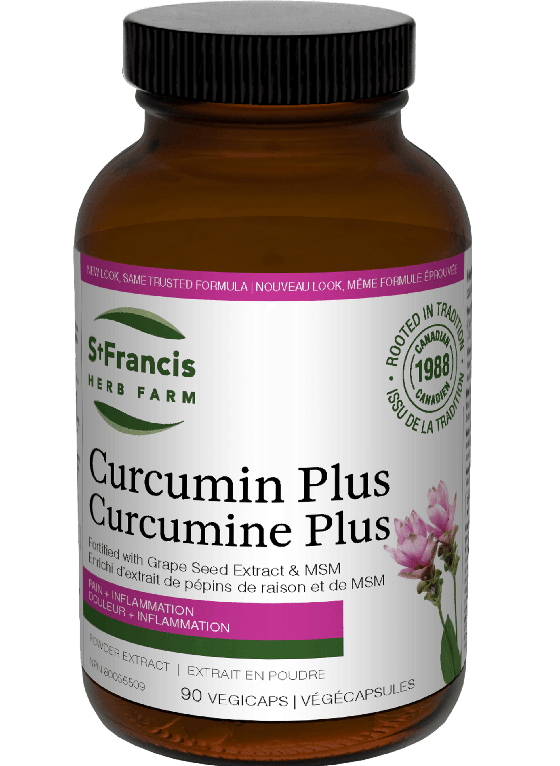 St. Francis Curcumin Plus 90 Capsules 
