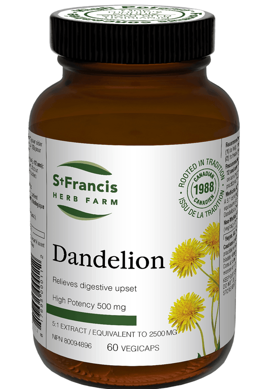 St. Francis Dandelion 5:1 Extract 60 Capsules