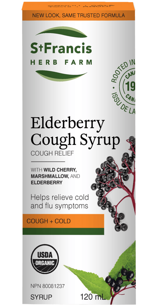 St. Francis Elderberry Cough Syrup Adults 120mL