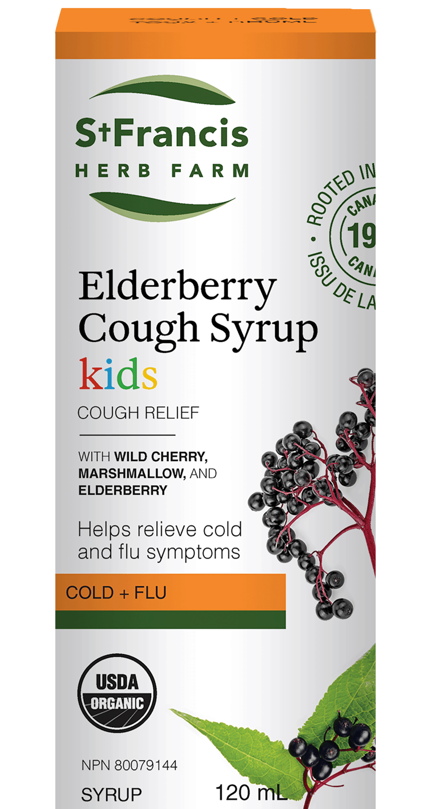 St. Francis Elderberry Cough Syrup Kids 120mL