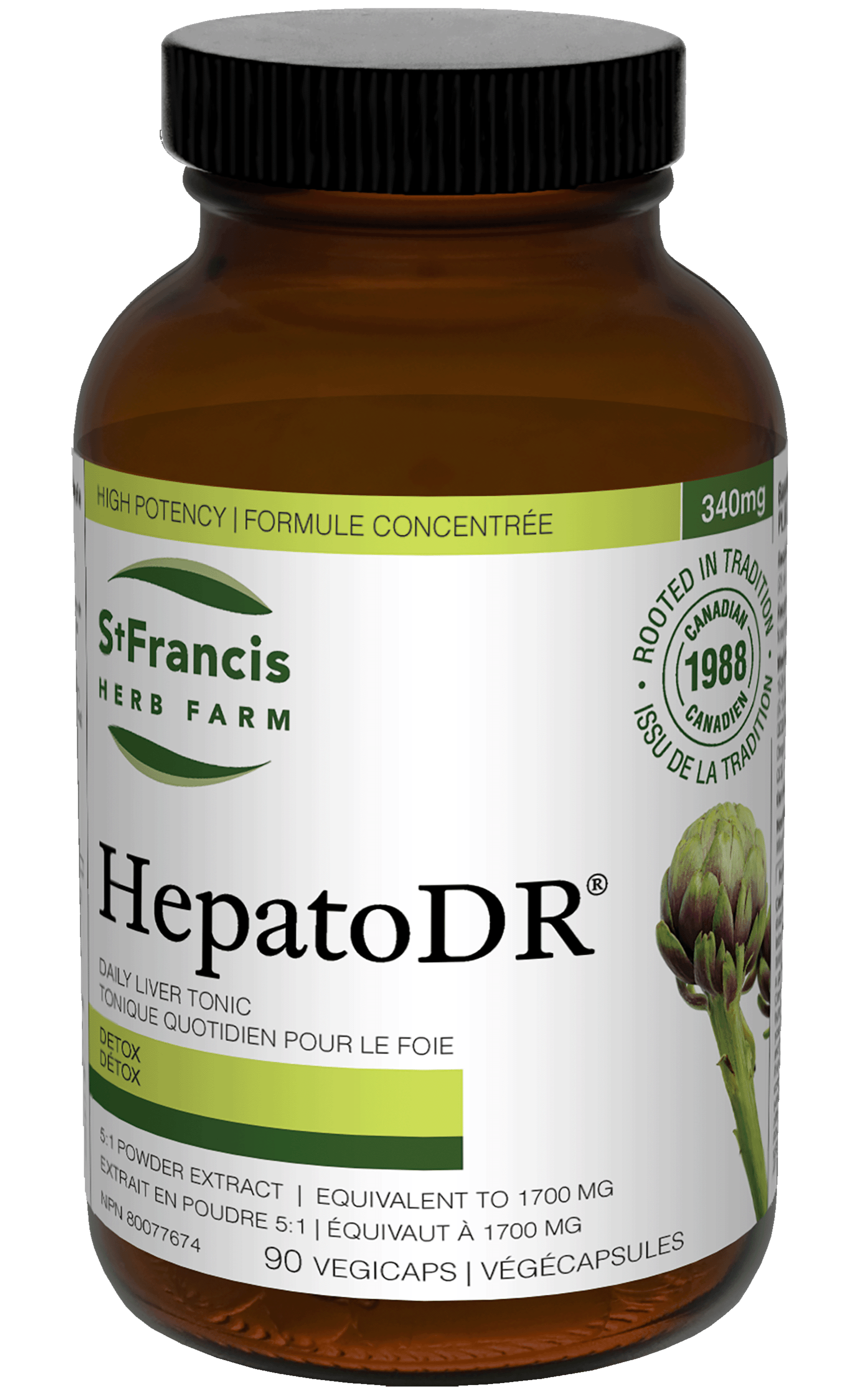 St. Francis HepatoDR® 5:1 Extract 90 Capsules