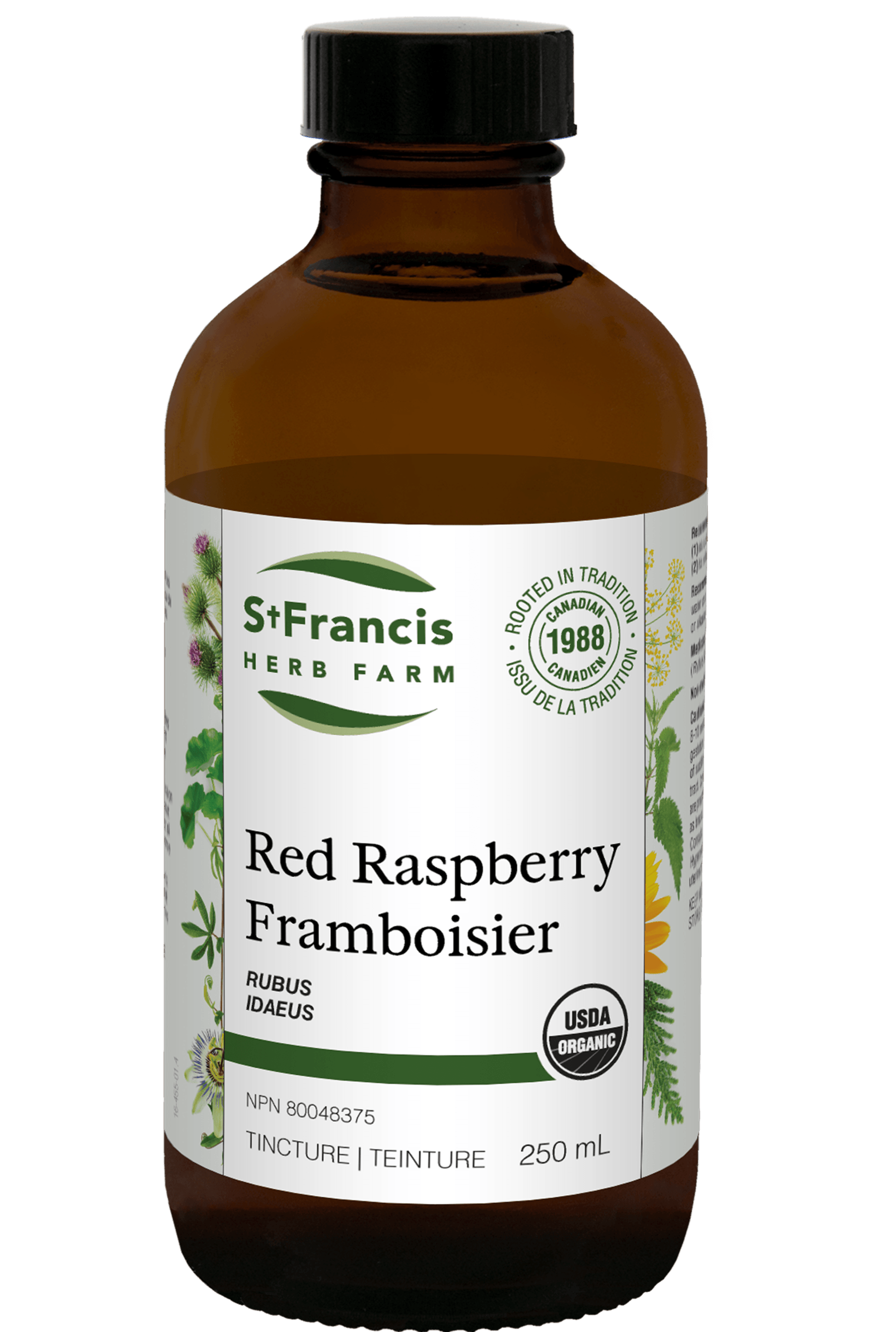 St. Francis Red Raspberry Leaf 250mL 