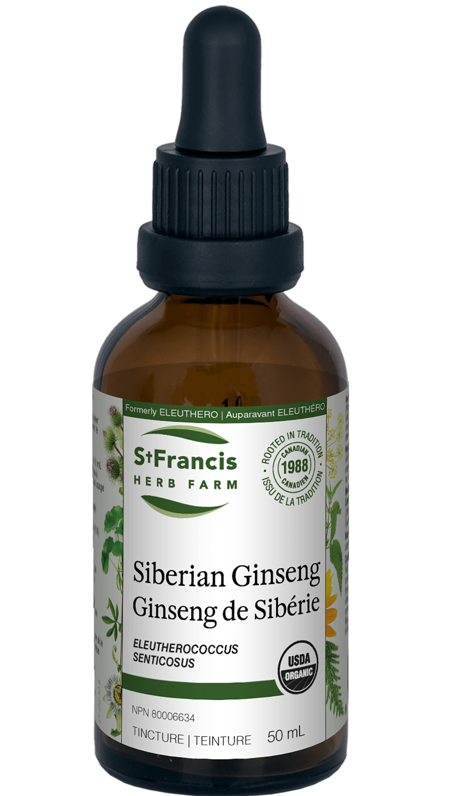 St. Francis Siberian Ginseng Eleuthero 50mL