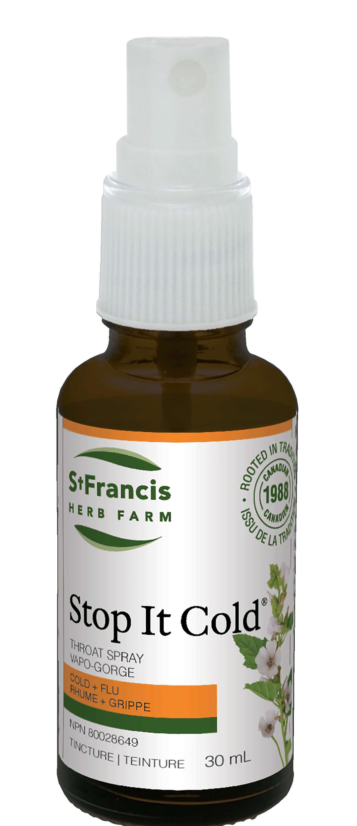 St. Francis Stop It Cold® Throat Spray 30mL