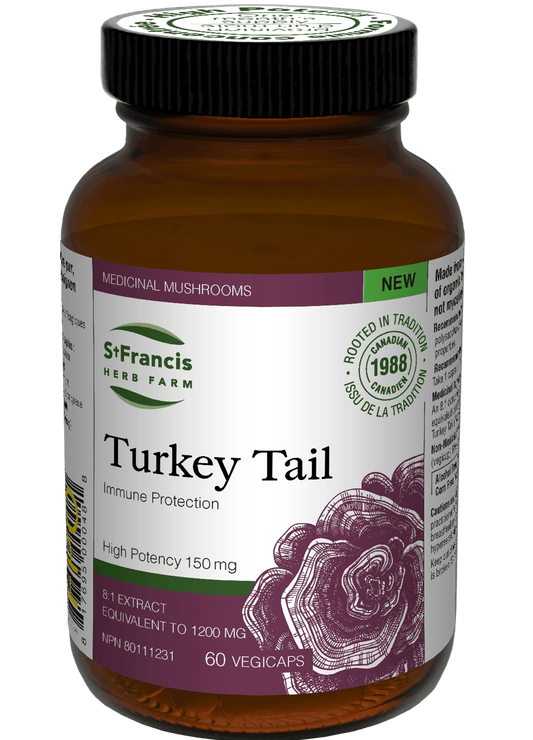 St. Francis Turkey Tail 8:1 Extract 60 Capsules