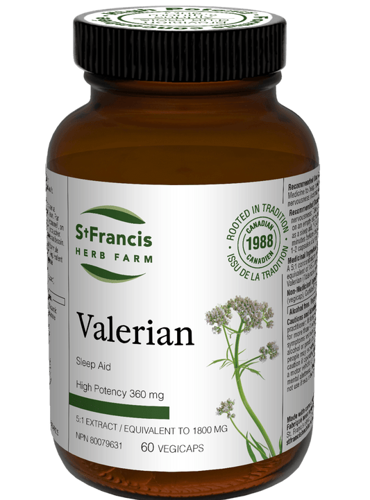 St. Francis Valerian 5:1 Extract 60 Capsules
