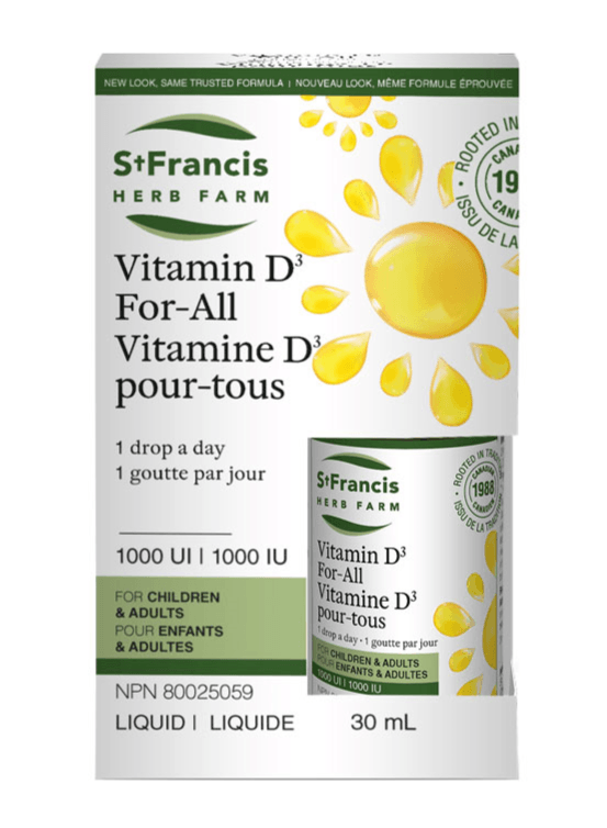 St. Francis Vitamin D for All 1000IU 30mL