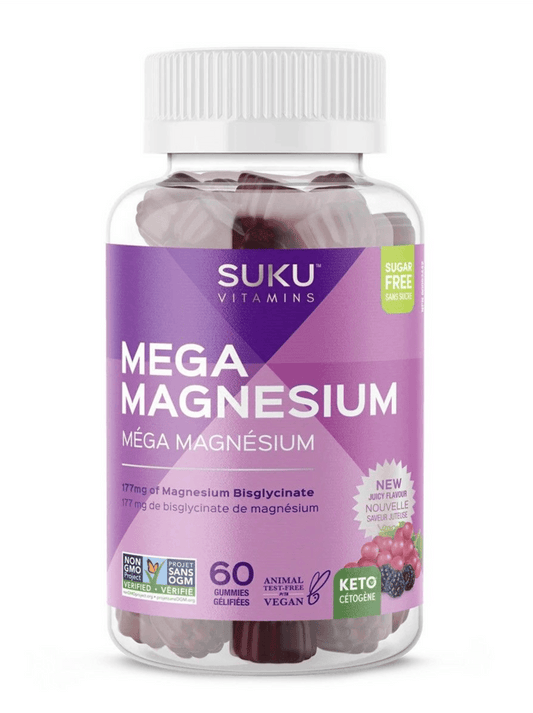 Suku Vitamins Mega Magnesium 60 Gummies