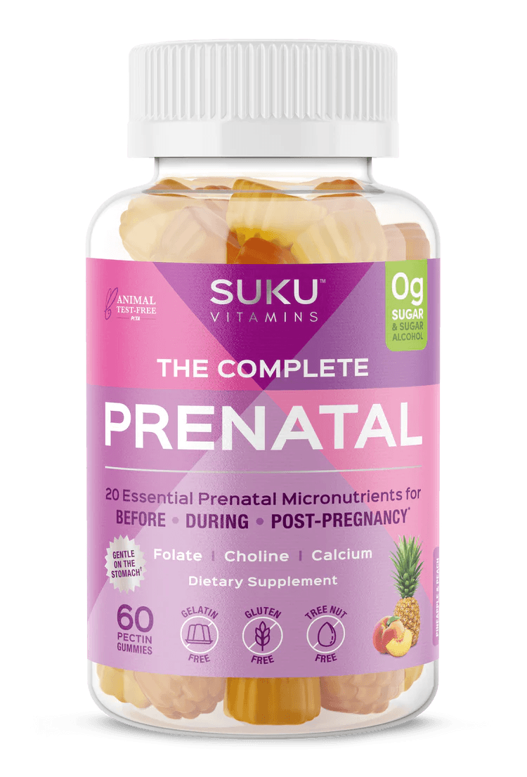 Suku Vitamins The Complete Prenatal 60 Gummies