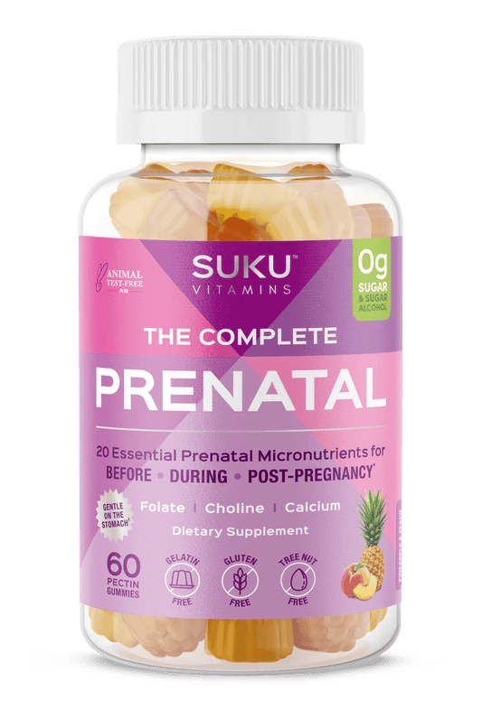 Suku Vitamins The Complete Prenatal 60 Gummies