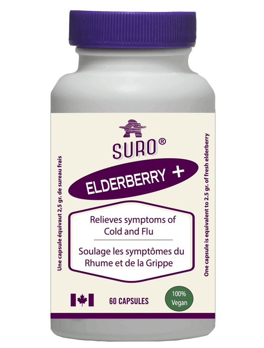 Suro Organic Elderberry capsules 60ct