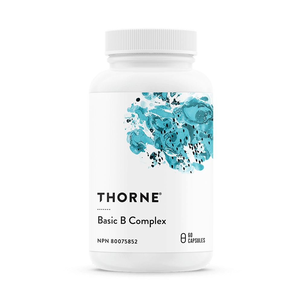 Thorne Basic B Complex (formerly Thorne B Complex) 60 Capsules - Wellness Supplement
