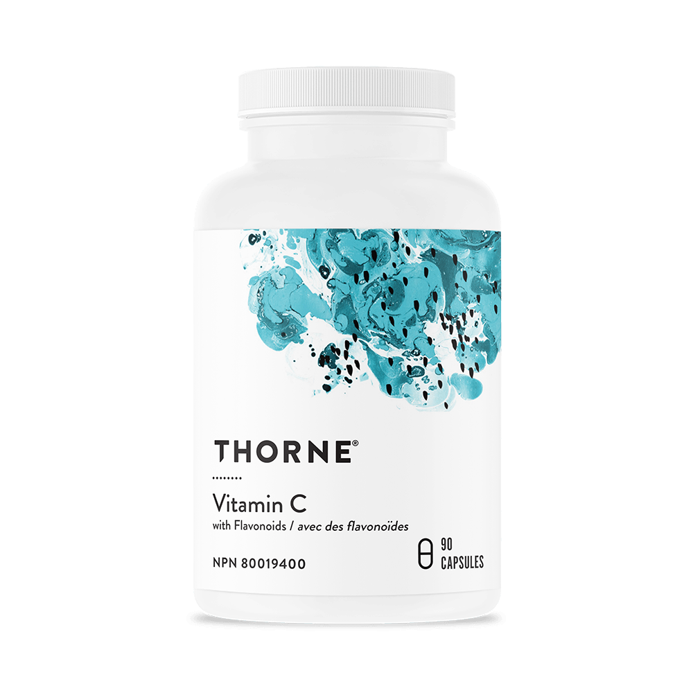 Thorne Vitamin C With Flavonoids 90 Capsules - Wellness Supplement