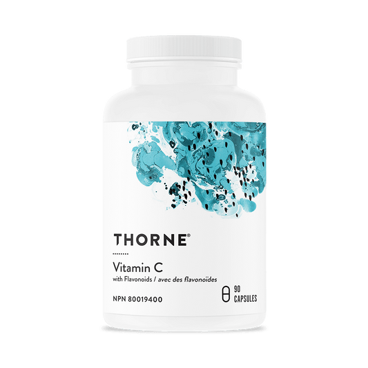 Thorne Vitamin C With Flavonoids 90 Capsules - Wellness Supplement