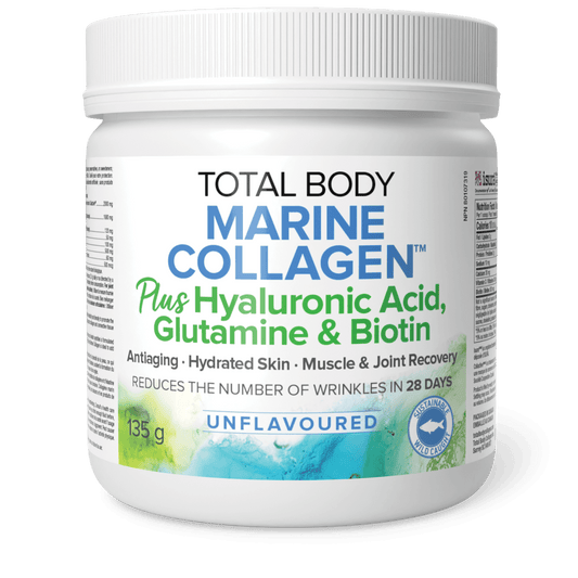 Total Body Marine Collagen Plus Hyaluronic Acid Glutamine & Biotin Unflavoured 135g