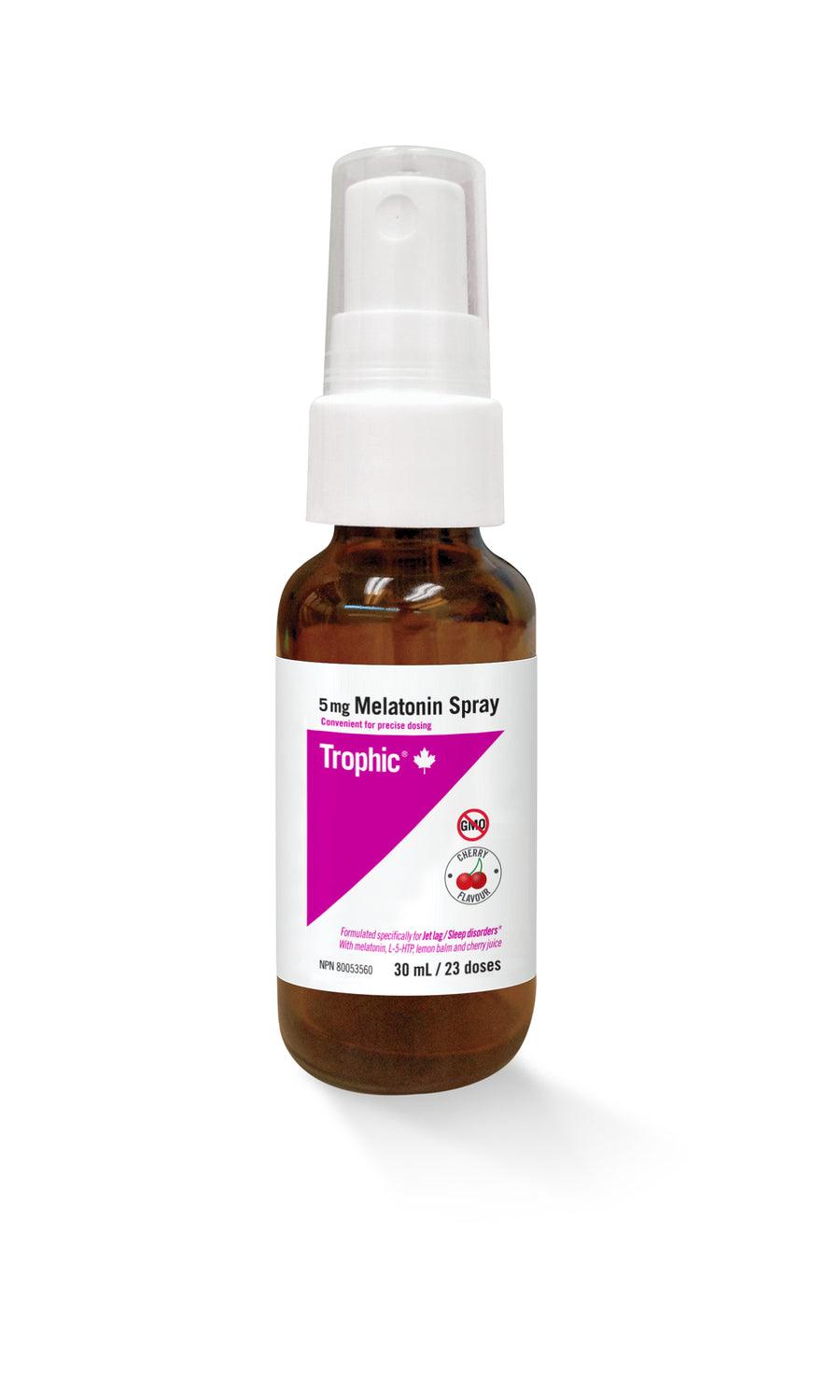Trophic Melatonin Spray 5mg - Cherry 30 ml