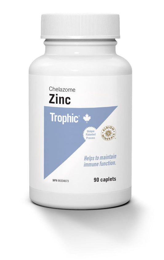 Trophic Zinc Chelazome 15mg 90 Caplets