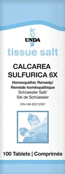 Calcarea sulfurica 6x 100 Tablets 