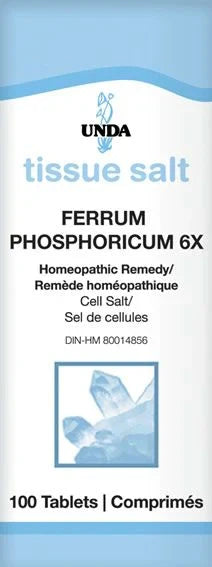 Ferrum phosphoricum 6x 100 Tablets - 