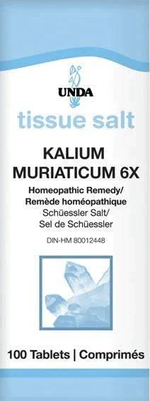 Kalium muriaticum 6x 100 Tablets 