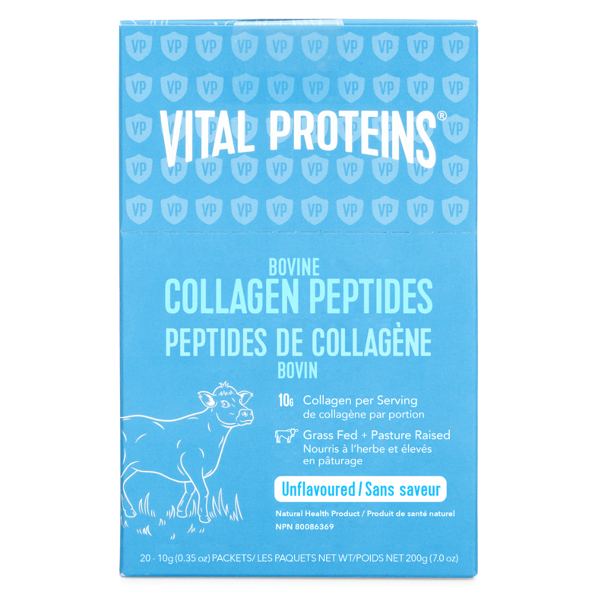 Vital Proteins Collagen Peptides Stick Pack Box 20 x 10g