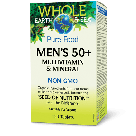 Whole Earth & Sea Men’s 50+ Multivitamin & Mineral 120 Tablets