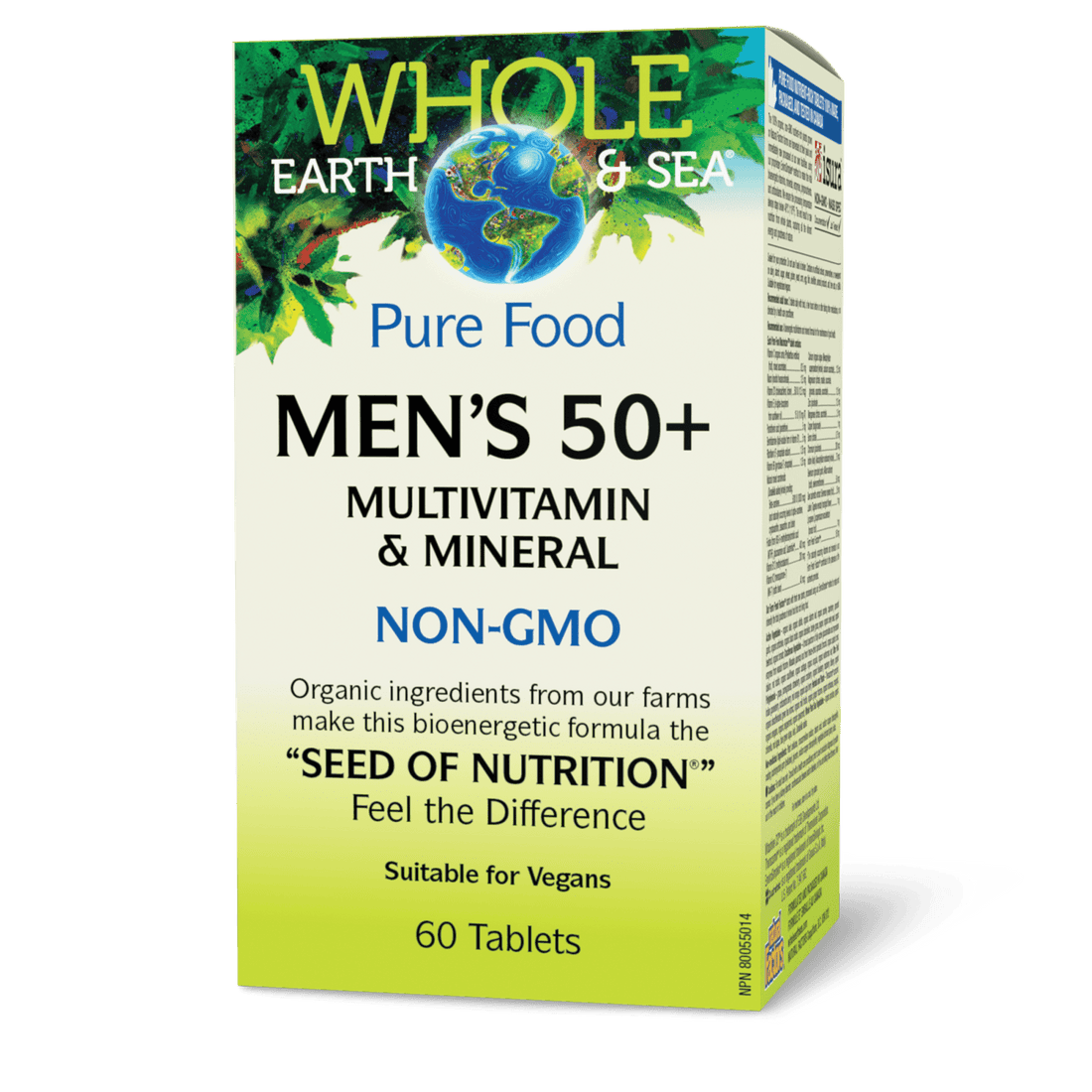 Whole Earth & Sea Men’s 50+ Multivitamin & Mineral 60 Tablets