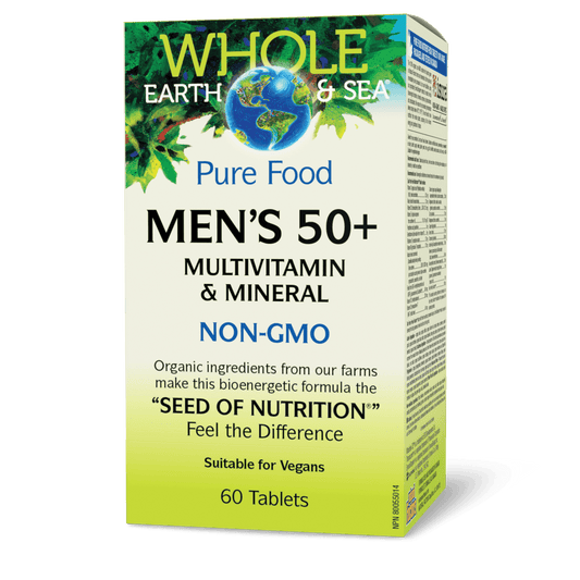 Whole Earth & Sea Men’s 50+ Multivitamin & Mineral 60 Tablets