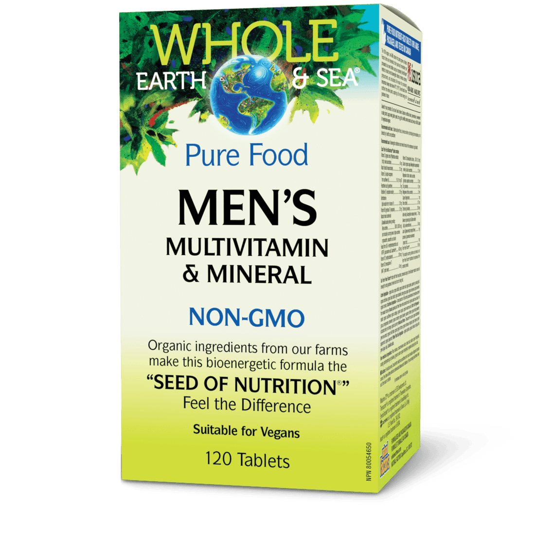 Whole Earth & Sea Men’s Multivitamin & Mineral 120 Tablets - Wellness Supplement