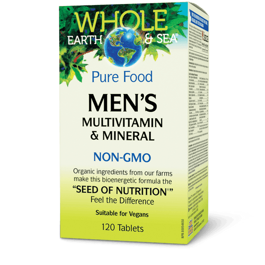 Whole Earth & Sea Men’s Multivitamin & Mineral 120 Tablets - Wellness Supplement