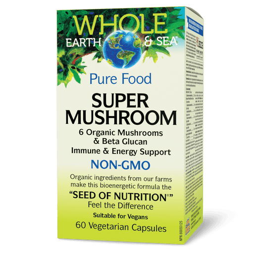 Whole Earth & Sea Super Mushroom 60 Veg Capsules 