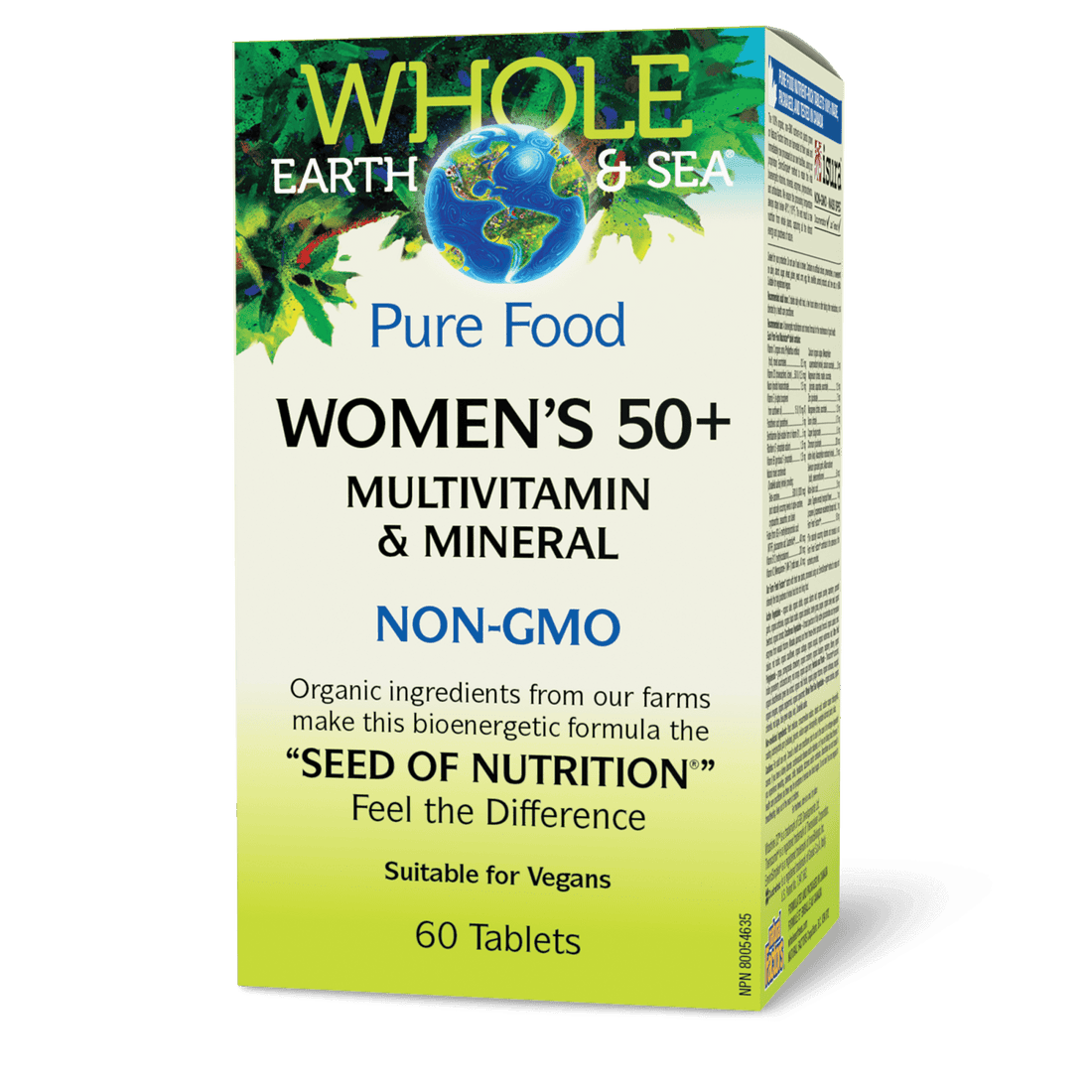 Whole Earth & Sea Women’s 50+ Multivitamin & Mineral 60 Tablets 